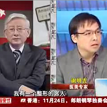 謝醫師受邀中天電視與上海合作的【雙城記節目】錄影
